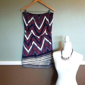 Express strapless dress size large